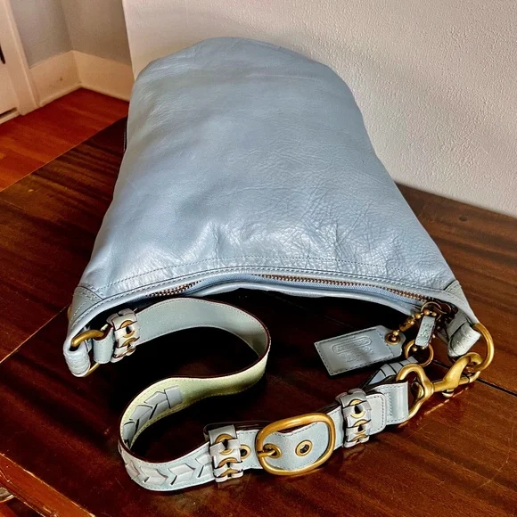 Coach 2007 Bleecker Set XL Duffle 11423 Tattersall Lining Brass Detail & Wallet - Picture 2 of 16